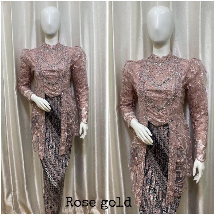 Kebaya modern model kutu baru hijab payet