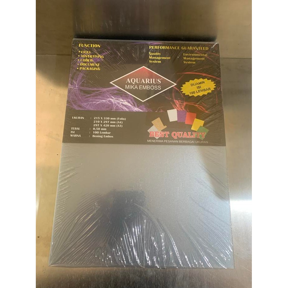 

Mika Jilid Doff Pvc Tebal 0.50 Mm Ukuran Folio
