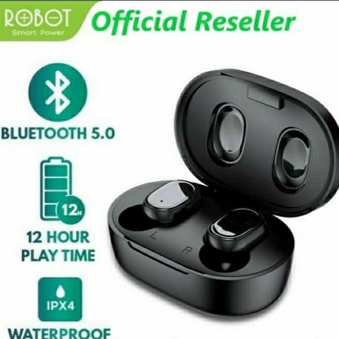 ROBOT T20 TWS BLUETOOTH EARBUD ORIGINAL HEADSET TERLARIS