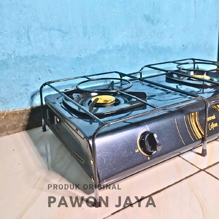 (Allthebest) TATAKAN / DUDUKAN KOMPOR GAS 2 TUNGKU , Tatakan Oven, Dudukan Oven Kompor, packing