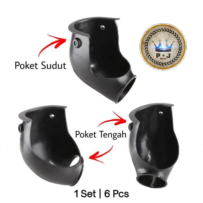 Pj - Billiard Pocket Poket Meja Billiard 9 Ft Import Model Keong