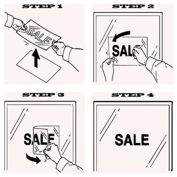 Cutting Stiker Dinding Kaca Quotes Jangan di Kerjakan Sticker Lucu