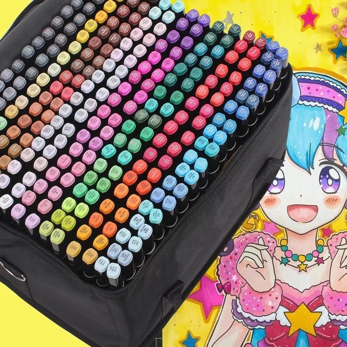 

Touchfive Touchnew Marker Spidol 80 Colors Twin Marker Sketsa Spidol