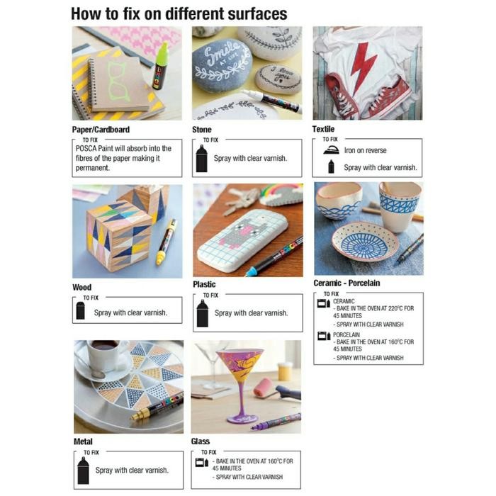 

Uni POSCA Paint Marker PC-17K - Extra Broad - Chissel Tip 15mm