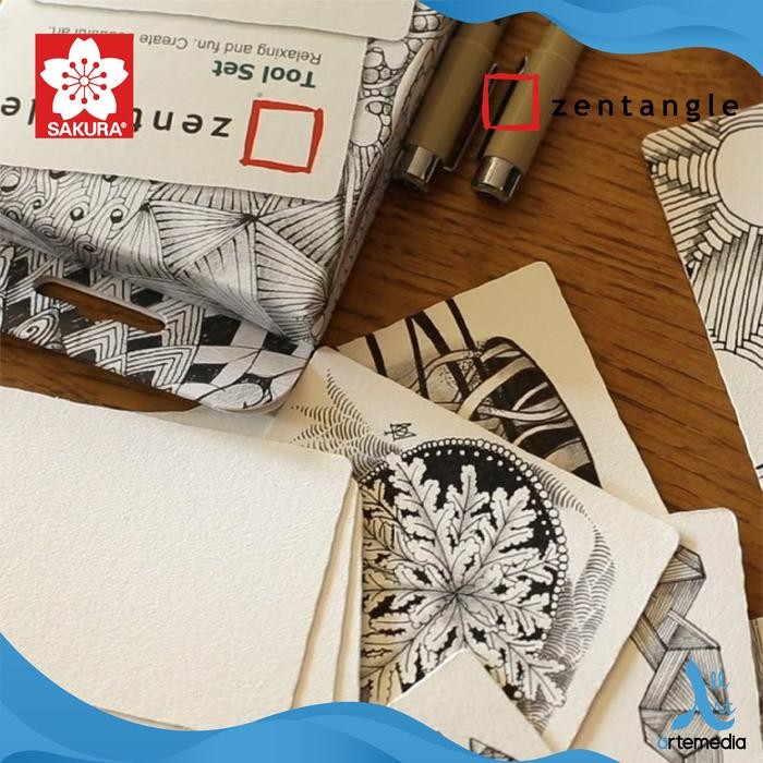 

Drawing Pen Sakura Zentangle Set Pigma Micron Pulpen Gambar