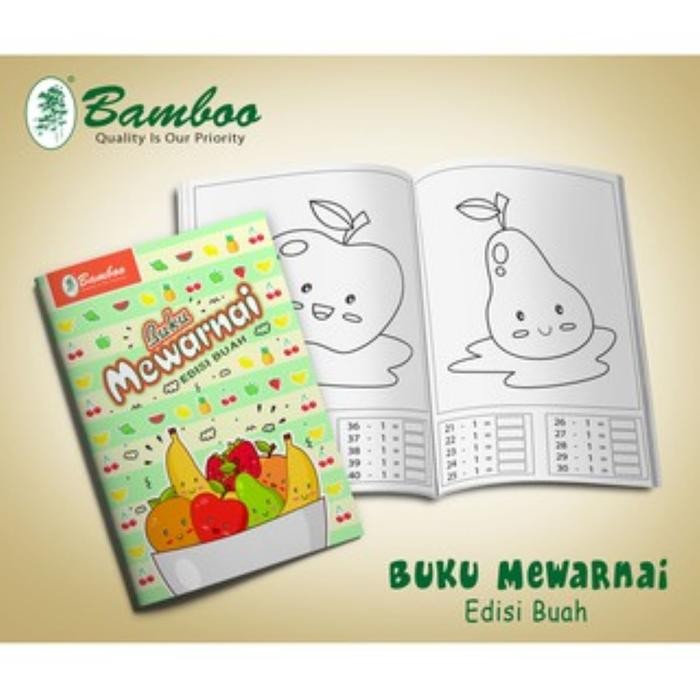 

Bamboo Coloring Book SBB / Buku Seri Belajar Berhitung [20 Pcs]