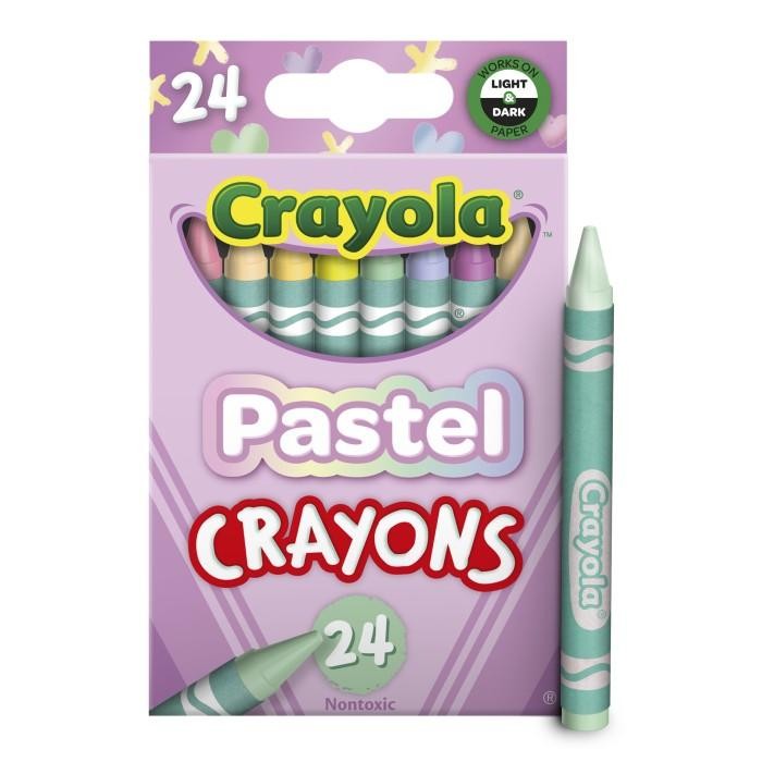 

Crayola Pastel Crayons Isi 24 ct Nontoxic