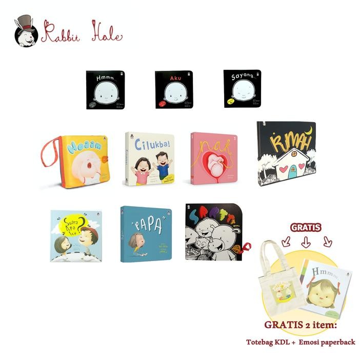 

Rabbit Hole - Paket Buku Anak Usia 0 - 3 tahun