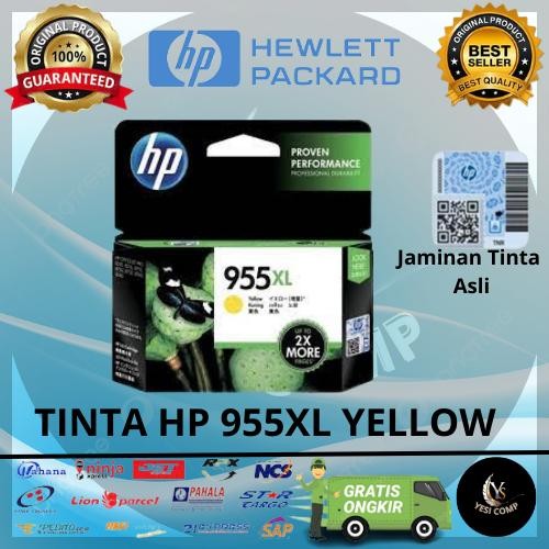 FES4 Tinta Hp 955 Xl High Yield Yellow Hp 955Xl 955 Original Ink Cartridge