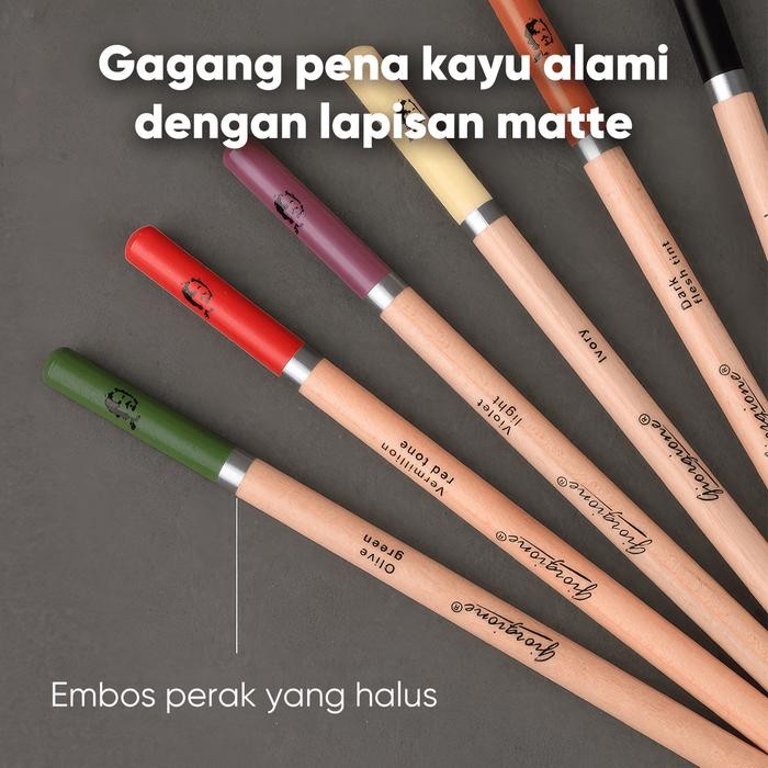 

Giorgione Pena Sketsa Warna Sketching Pencils Colored Set 6/12 Warna