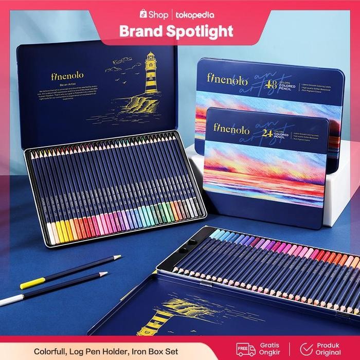 

[SPECIAL 7.7] Deli Colored Pencil EC122 - Pensil Warna Hybrid Tech 24/36/48/72 Warna, Hasil Warna