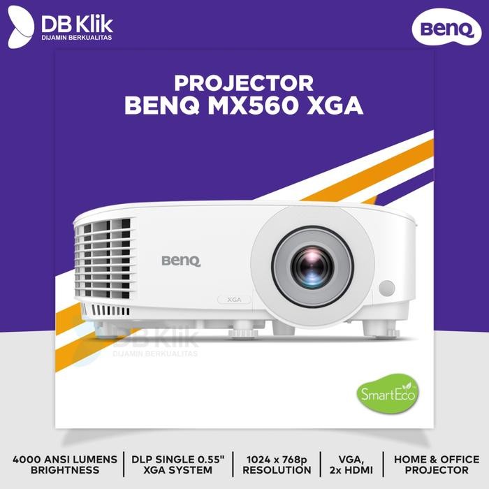FES4 Projector Benq Mx560 Xga 4000 Lumens Hdmi Vga - Proyektor Benq Mx 560
