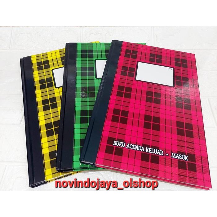 

TUMI Buku Agenda Keluar Masuk Folio Hard Cover Kiky 100 Lembar Terlaris