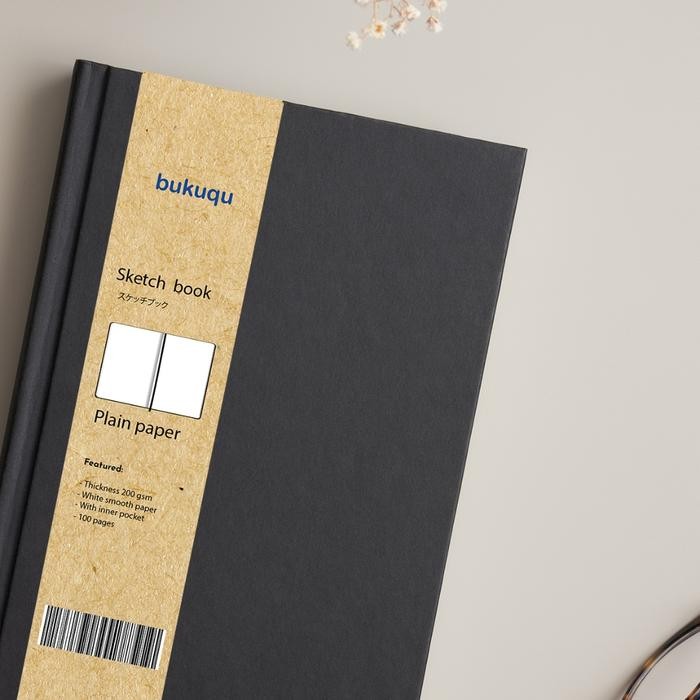 

TUMI Bukuqu Sketchbook #Simple A5 200 Gsm - Notebook Gambar/ Lukis/ Cat Air Tebal