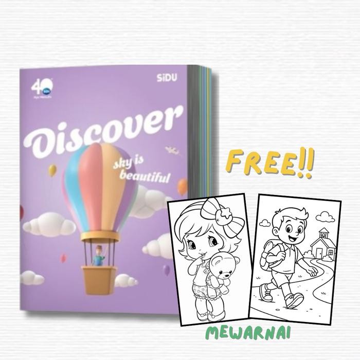 

TUMI Buku Tulis Sidu 38 Lembar Dengan Cover Karakter