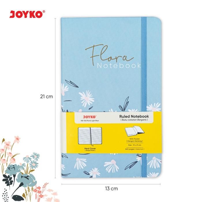 

TUMI Buku Tulis Catatan Bergaris Ruled Notebook Joyko Nb-726 Flora