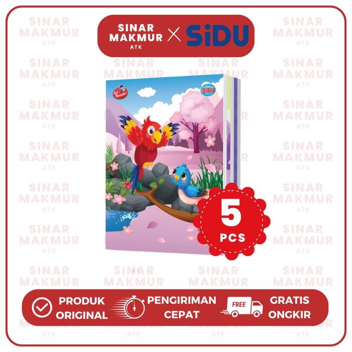 

TUMI Buku Tulis/Buku Catatan/Notebook 58 Lembar Sidu/Sinar Dunia (5 Pcs)