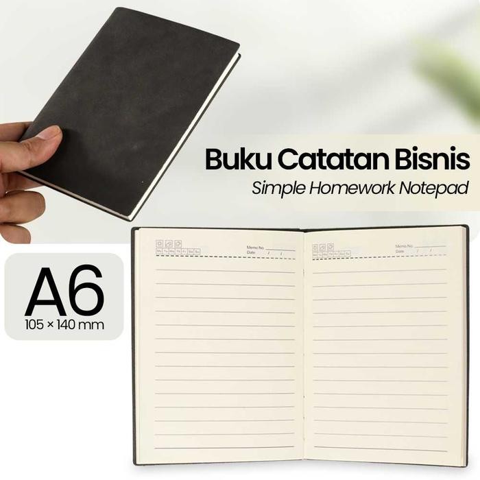 

TUMI Buku Catatan Harian Agenda Kerja Notebook Bisnis A6