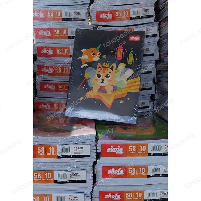

TUMI Buku Tulis Isi 58 Lembar Skola By Sidu Isi 10 Buku