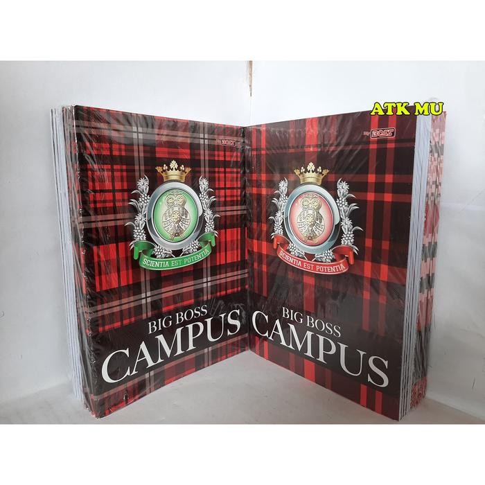 

I77W Buku Tulis Boxy Campus Big Boss 50 Lembar 1 Pak Isi 10 Buku