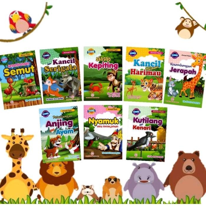 

PAKET ISI 15 BUKU CERITA DONGENG Anak BEST SELLER BILINGUAL FULL COLOUR SERBA JAYA