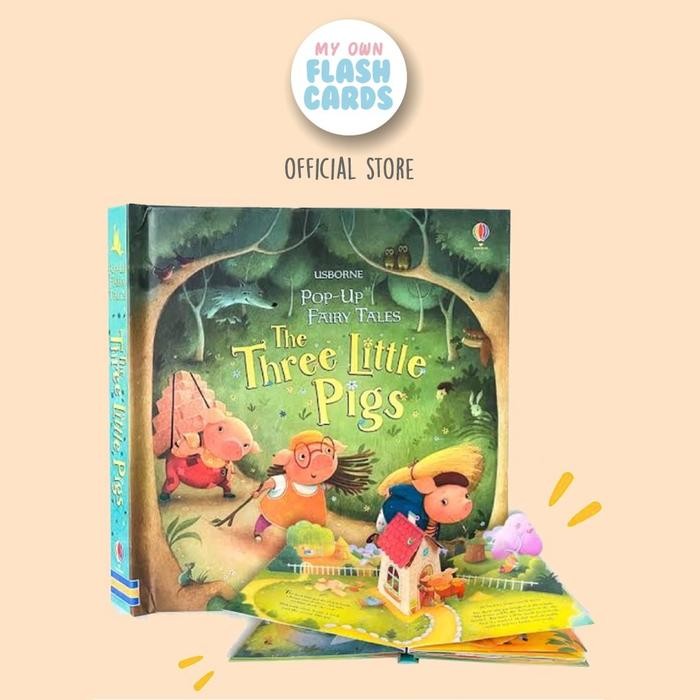

Usborne Pop Up The Three Little Pigs Book Fairy Tale - Buku Pop-up t Edukasi anak dongeng ted