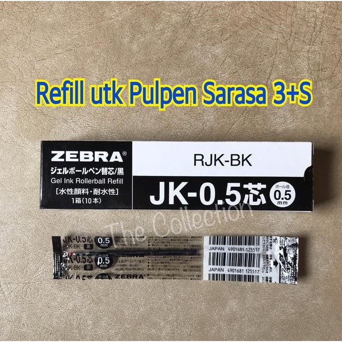 

I77W Refill R Jk-Bk Zebra G301 Pulpen Isi Ulang G-301 Hitam 0.5Mm Atk556Sr