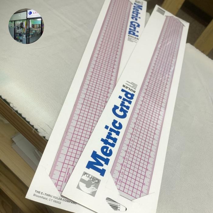 

I77W Pengaris Pola Metric Grid