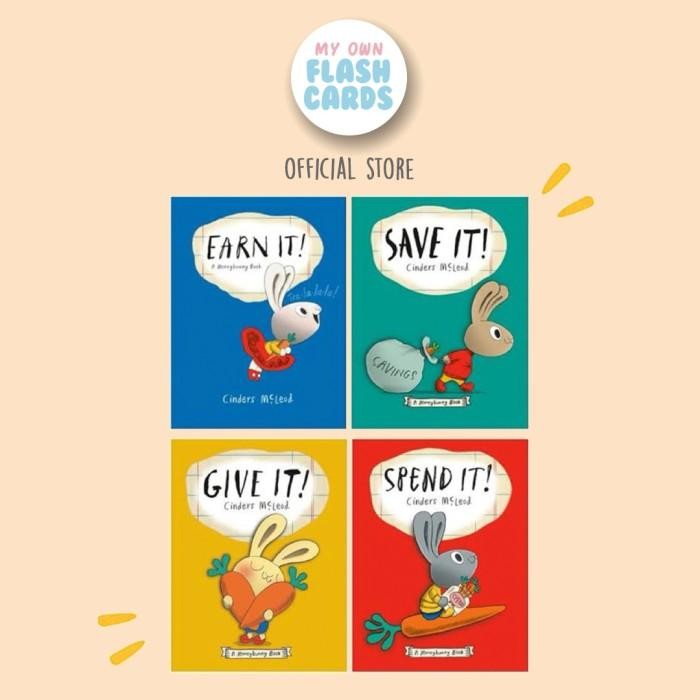 

A Moneybunny Book Series Set of 4 - Financial Book for Kids Buku Anak