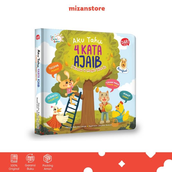 

[Mizan] Buku Anak Aku Tahu 4 Kata Ajaib: I Know 4 Magic Word Boardbook