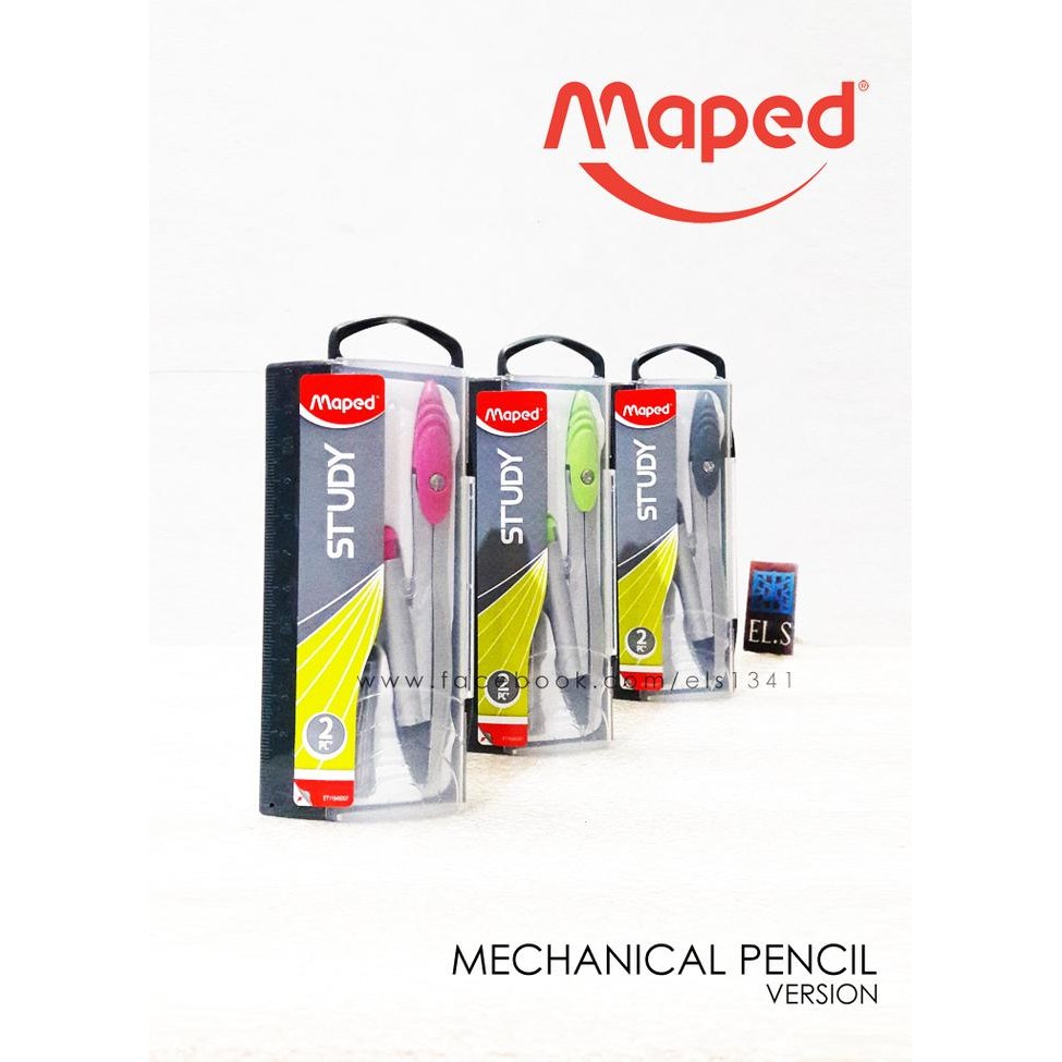 

I77W Maped Study Compass With Mechanical Pencil ( Jangka )