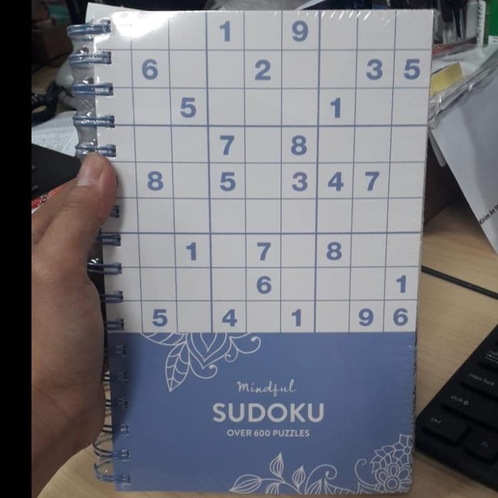 

Buku Import Mindful 600 Sudoku Pastel Blue