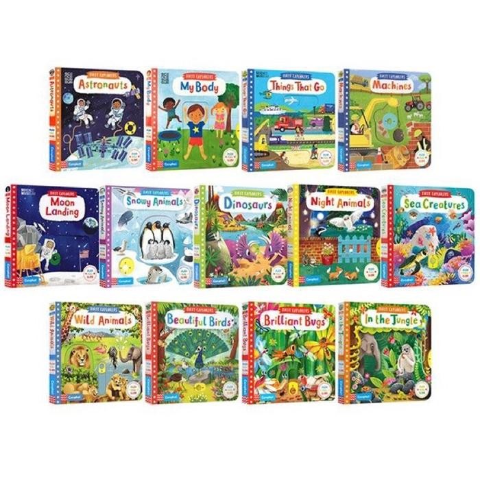 

Campbell First Explorers Push Pull Slide Collection - MyOwnFlashcards Education ted English Book