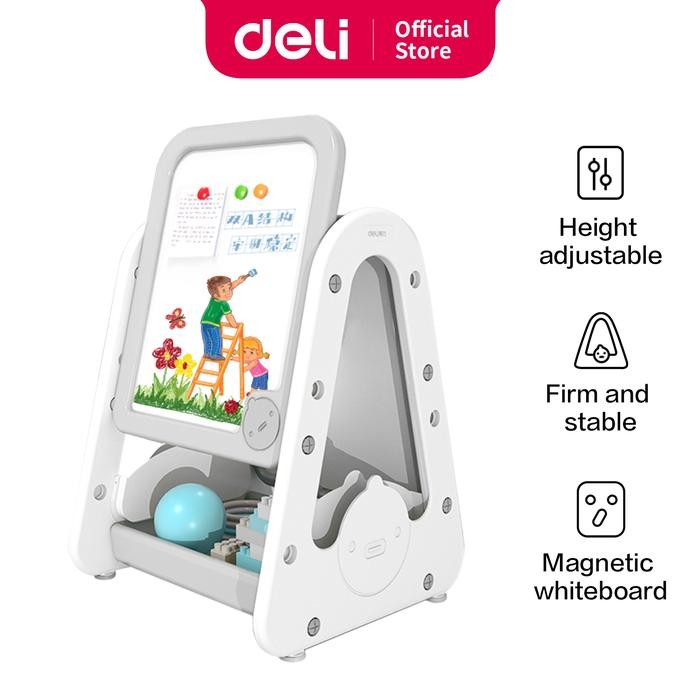 

X689 Deli Papan Tulis Magnetik Lipat Bahan Plastik Untuk Anak-Anak 50141