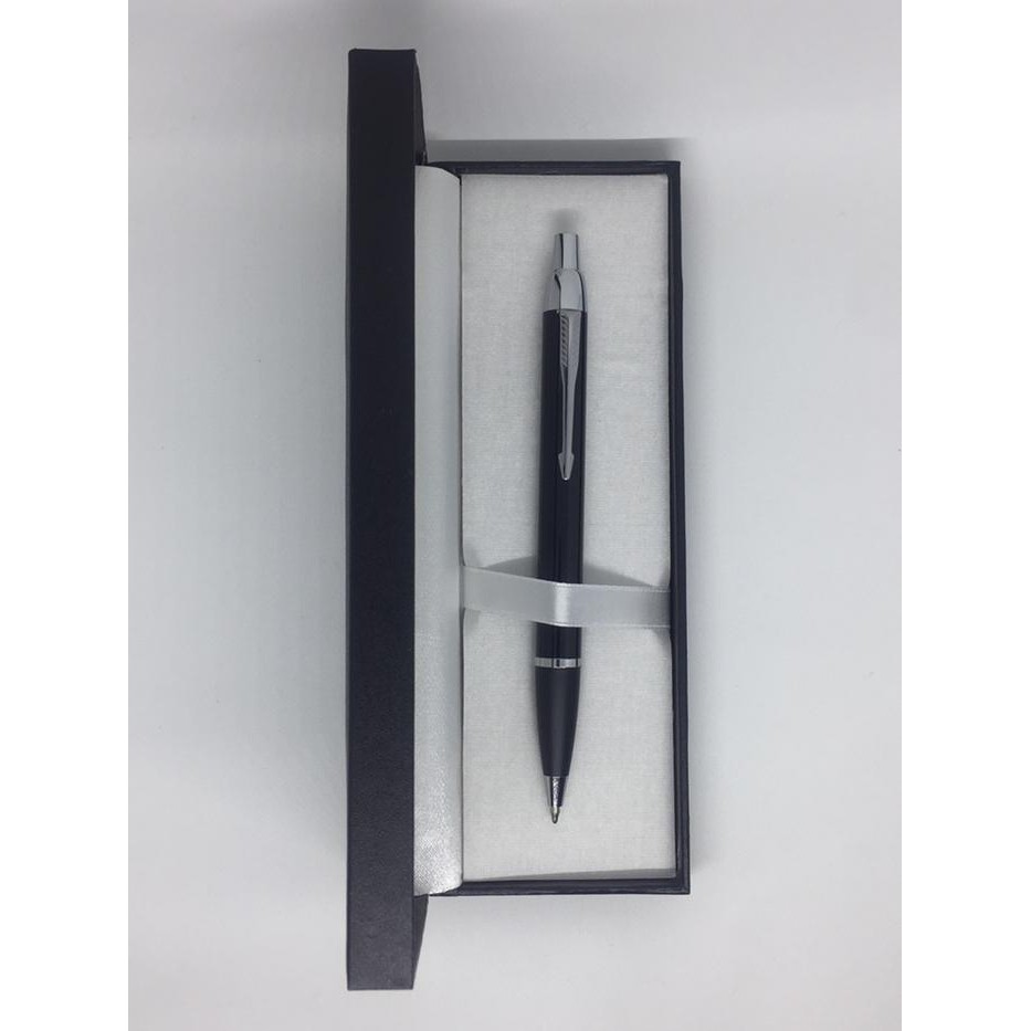 

X689 Pulpen Promosi / Pulpen Parker Im Black Tw / Kw ( Klip Silver )