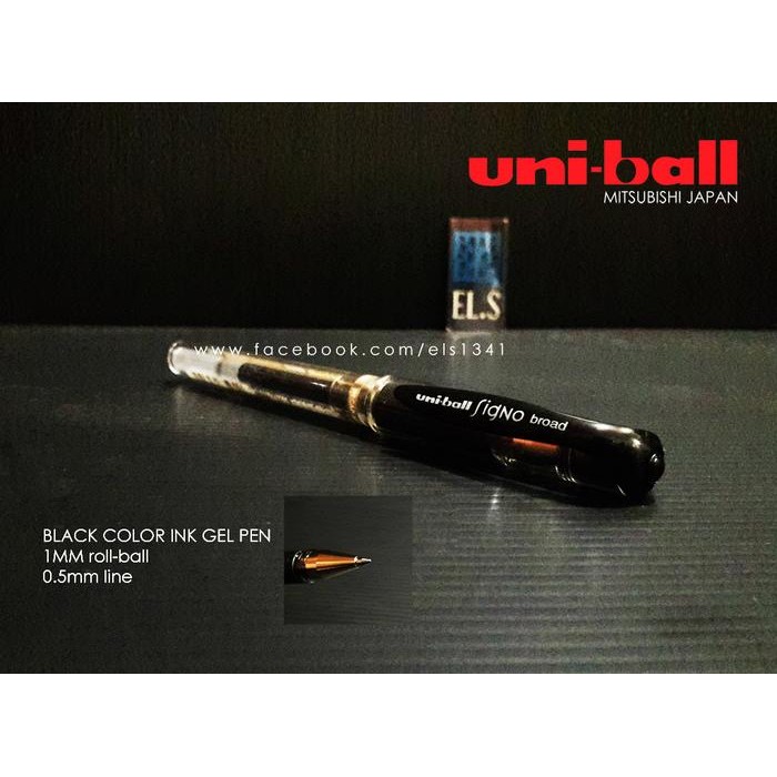 

X689 Uni-Ball Signo Broad Pen Gel Black
