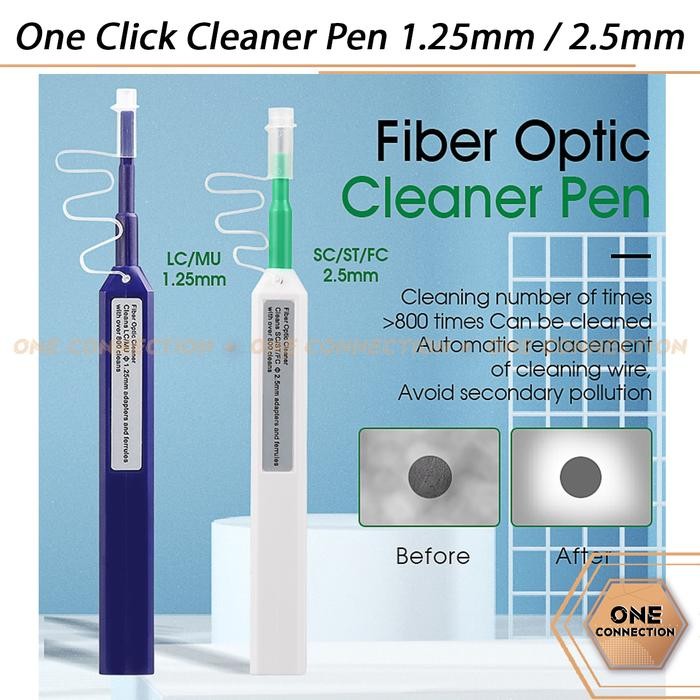 

X689 One Click Cleaner Pen Connector Fiber Optic For 1.25Mm 2.5Mm Lc Sc Fc