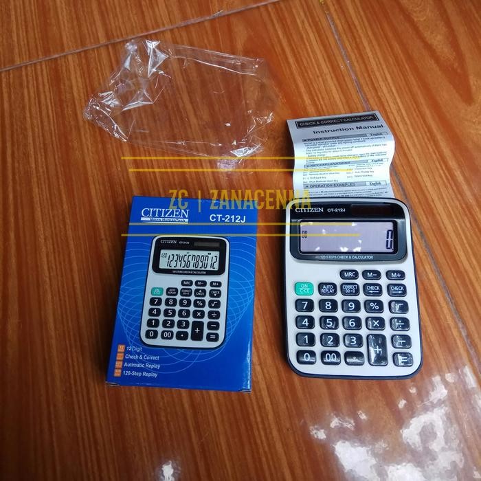 

X689 Gratis Ongkir Kalkulator Saku Citizen 212J