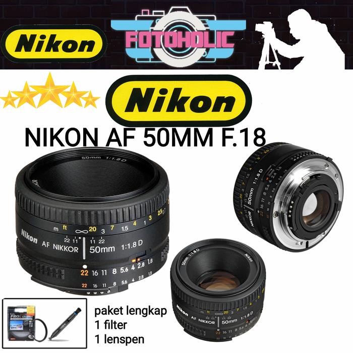 nikon AF 50MM F1.8 /LENSA NIKON AF 50MM F1 8