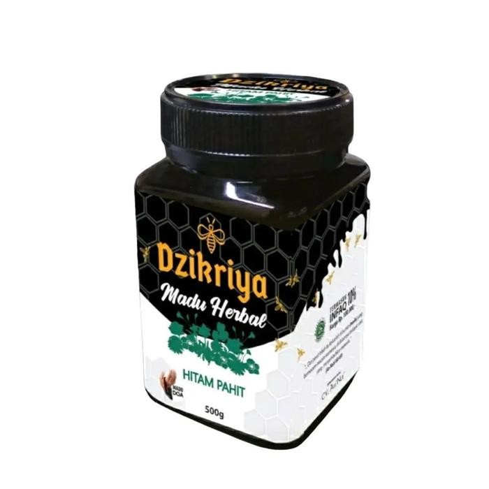 

Madu Dzikriya Herbal Hitam Pahit al jaber Botol Honey