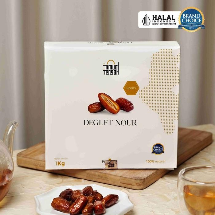 

Timur Tengah Kurma Tunisia Madu 1 kg Premium Deglet Noor Honey Dates Original High Quality