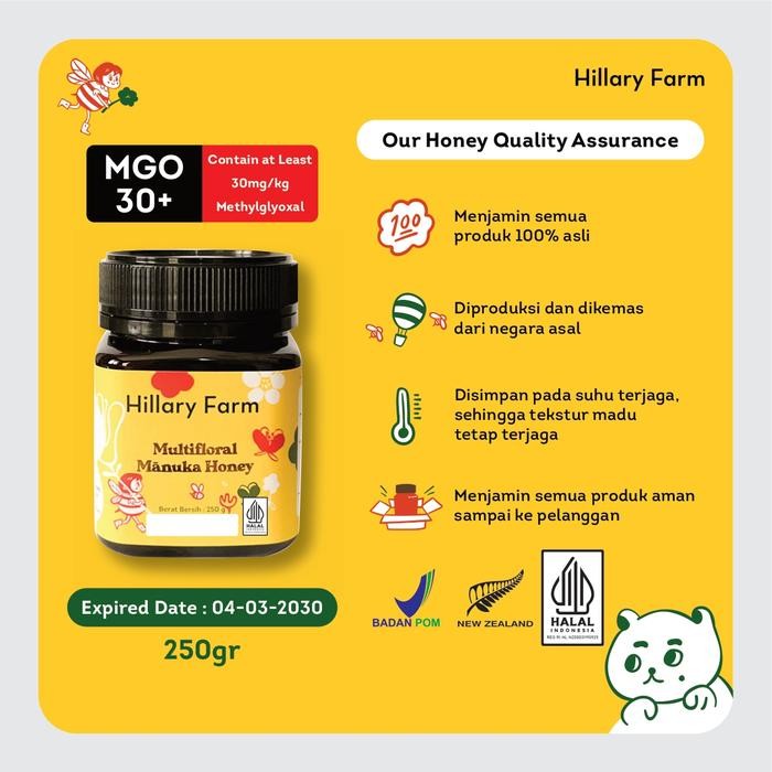 

Hillary Farm Multifloral Manuka Honey 250gr