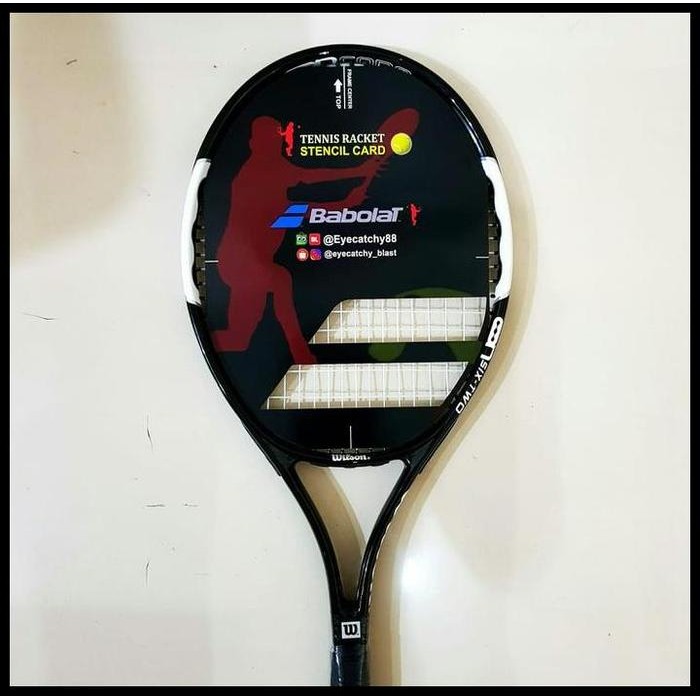 

Cetakan Raket / Logo Raket / Stencil Card Tenis - Art Karton