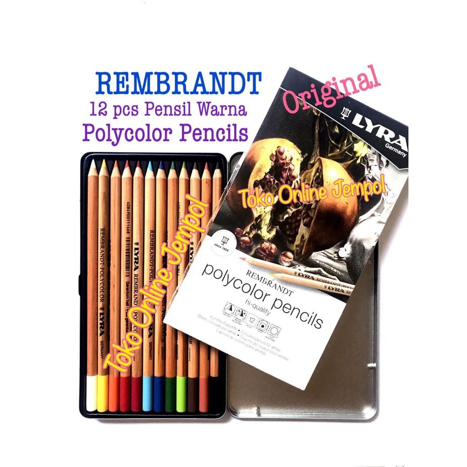 

12 warna POLYCOLOR PENCILS Rembrandt 2001120 pensil rembrant ATK1256LY