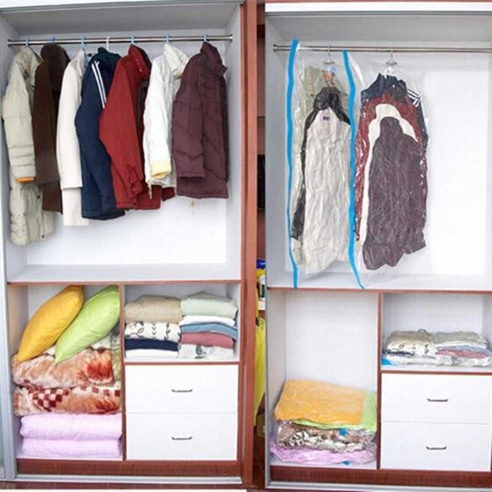 Plastik Vacum Baju Vaccum Vakum Bag Travel Packing Pakaian Traveling