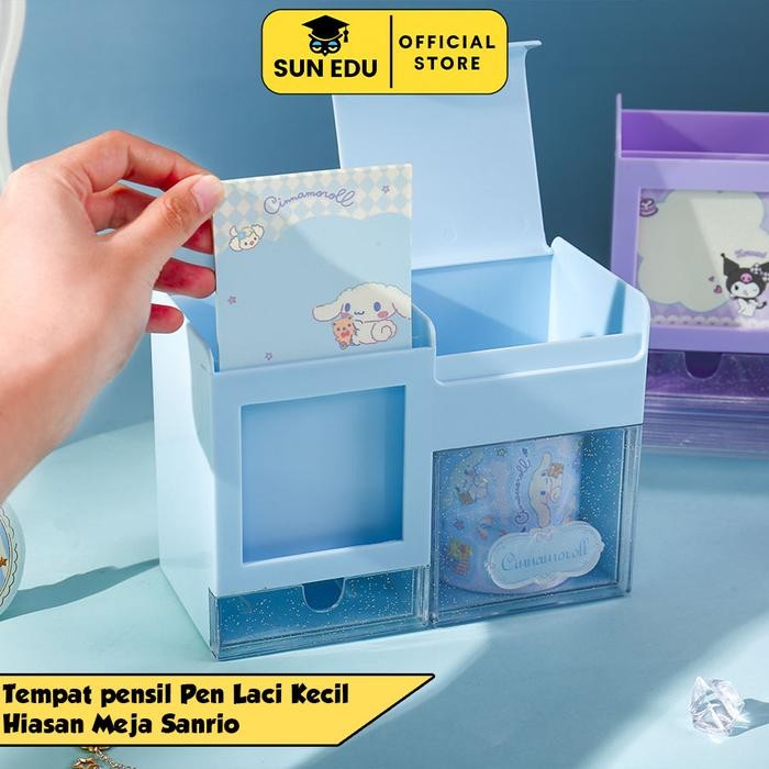 

Tempat Penyimpanan Pena Meja Acrylic My Melody/ Rak Pensil Pulpen Pvc Sanrio Desk