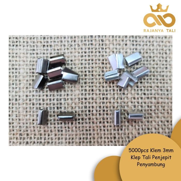 Termurah 5000Pcs Klem 3Mm / Klep Tali Penjepit Penyambung