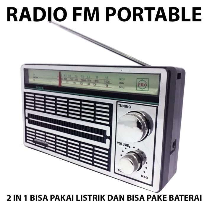 

RADIO INTERNASIONAL INTERNATIONAL F-4250 PORTABLE AC DC MODE AM FM SW