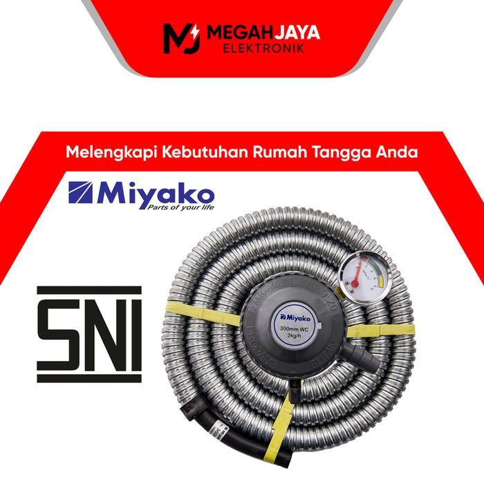 

MIYAKO SELANG GAS + REGULATOR RMS-206 M/ RMS 206M (GARANSI RESMI)