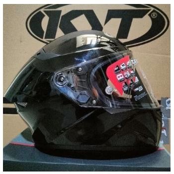 (Allthebest) KYT TT COURSE PLAIN BLACK (Glossy)